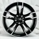 RIN 17X8 5-120 R1 SPORT BH1905 BLACK MACHINE FACE ET35 CB74.1